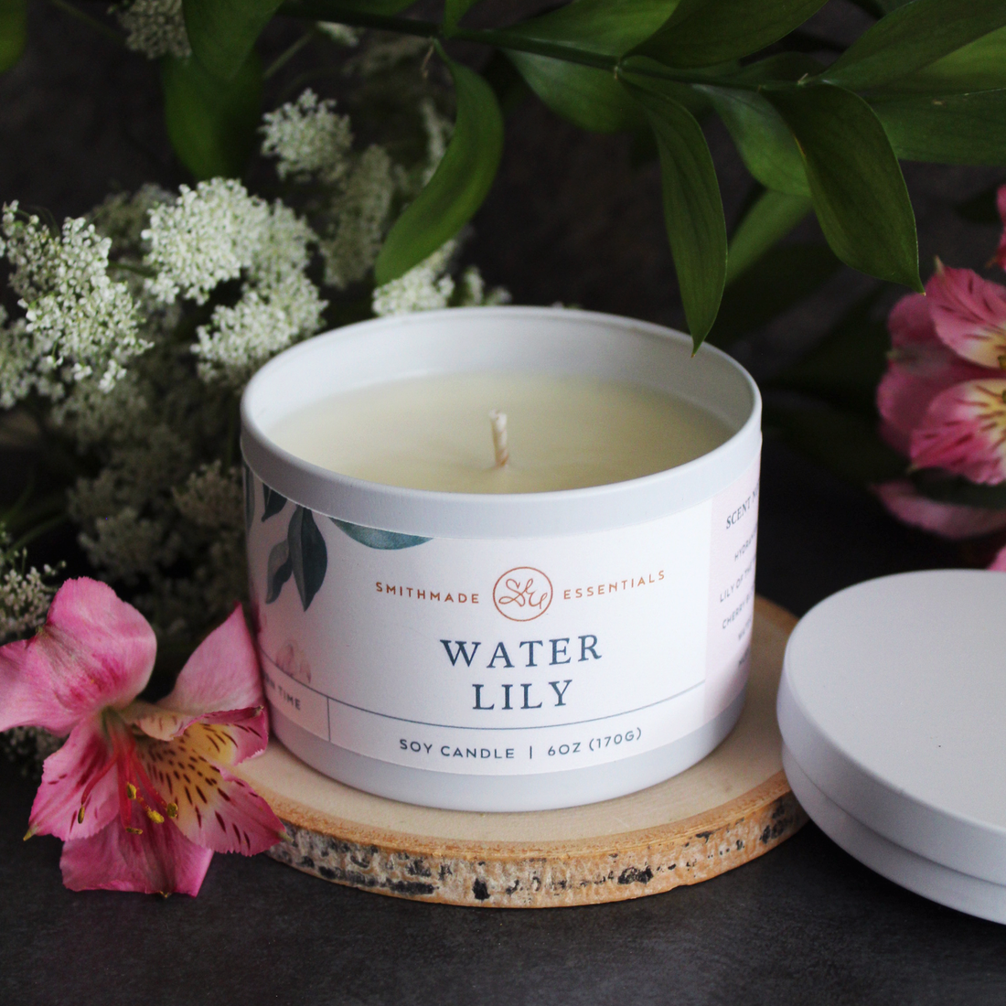 Water Lily Soy Candle
