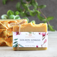 Golden Ginkgo Artisan Soap