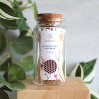 Matchsticks + Striker Bottle