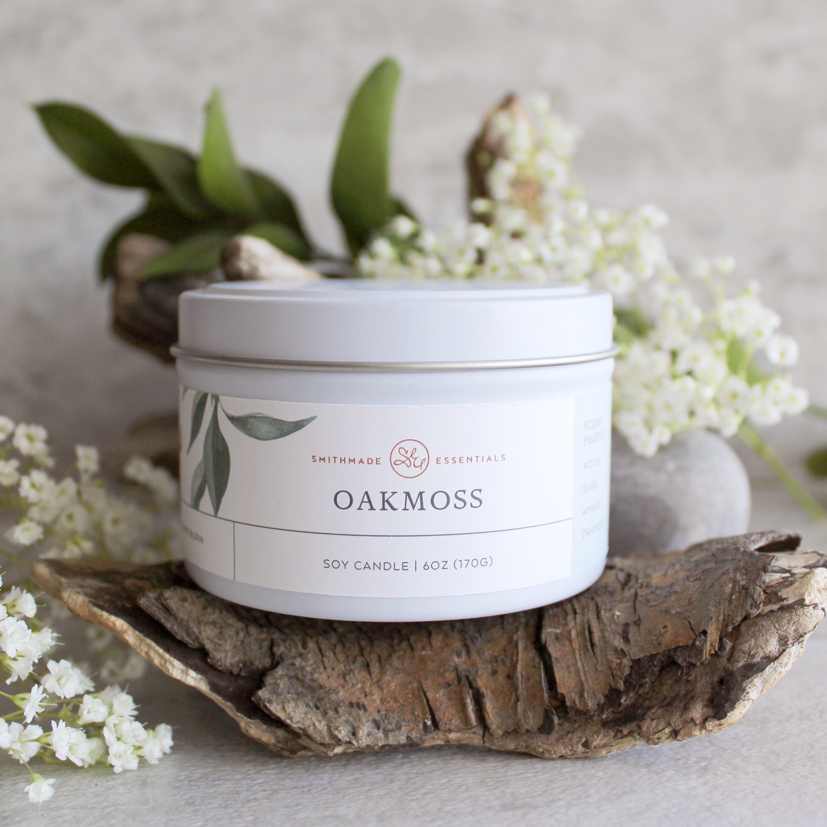 Oakmoss Soy Candle | Smithmade Essentials