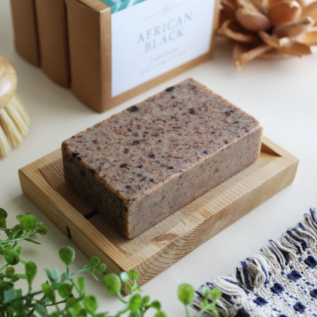 African Black Bar Soap