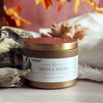 Knits & Sticks Soy Candle