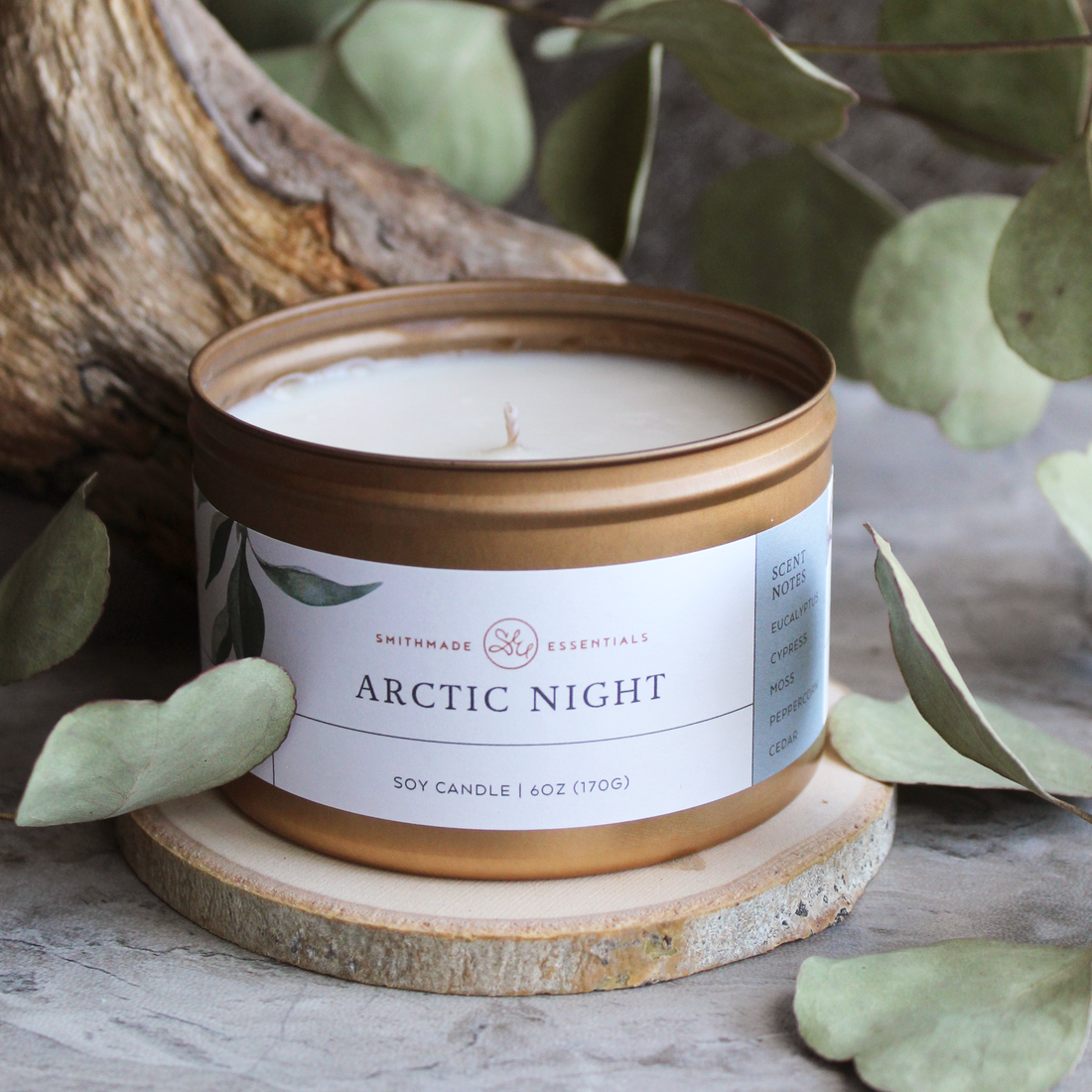 Arctic Night Soy Candle